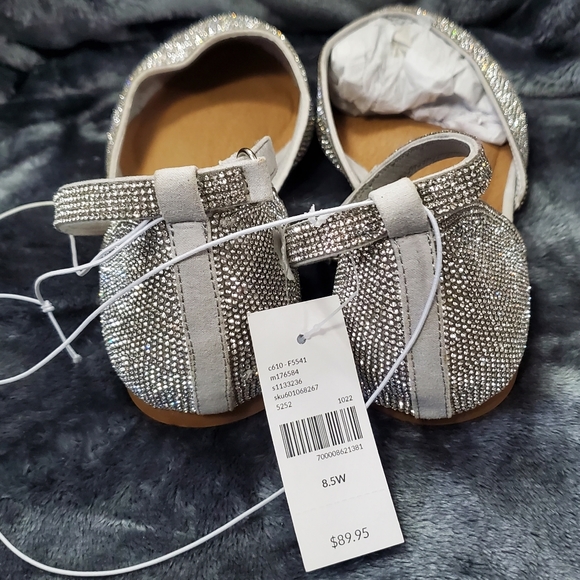 Lane Bryant NWT All Over Rhinestone Flat - Picture 2 of 4